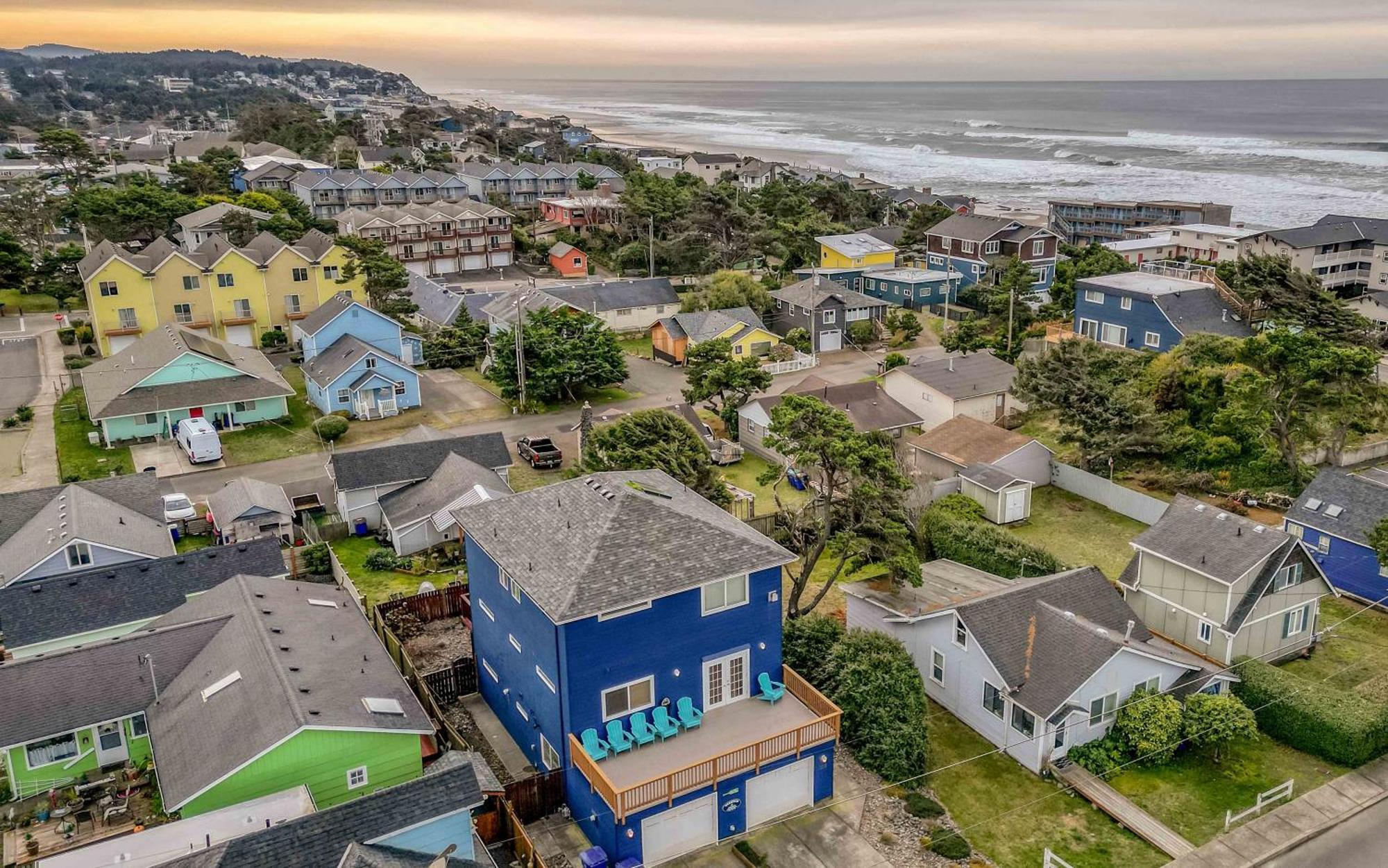 The Blue Crab Villa Lincoln City Buitenkant foto